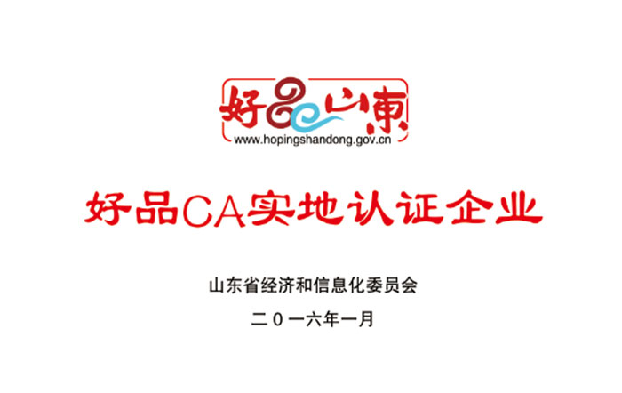 好品CA实地认证企业